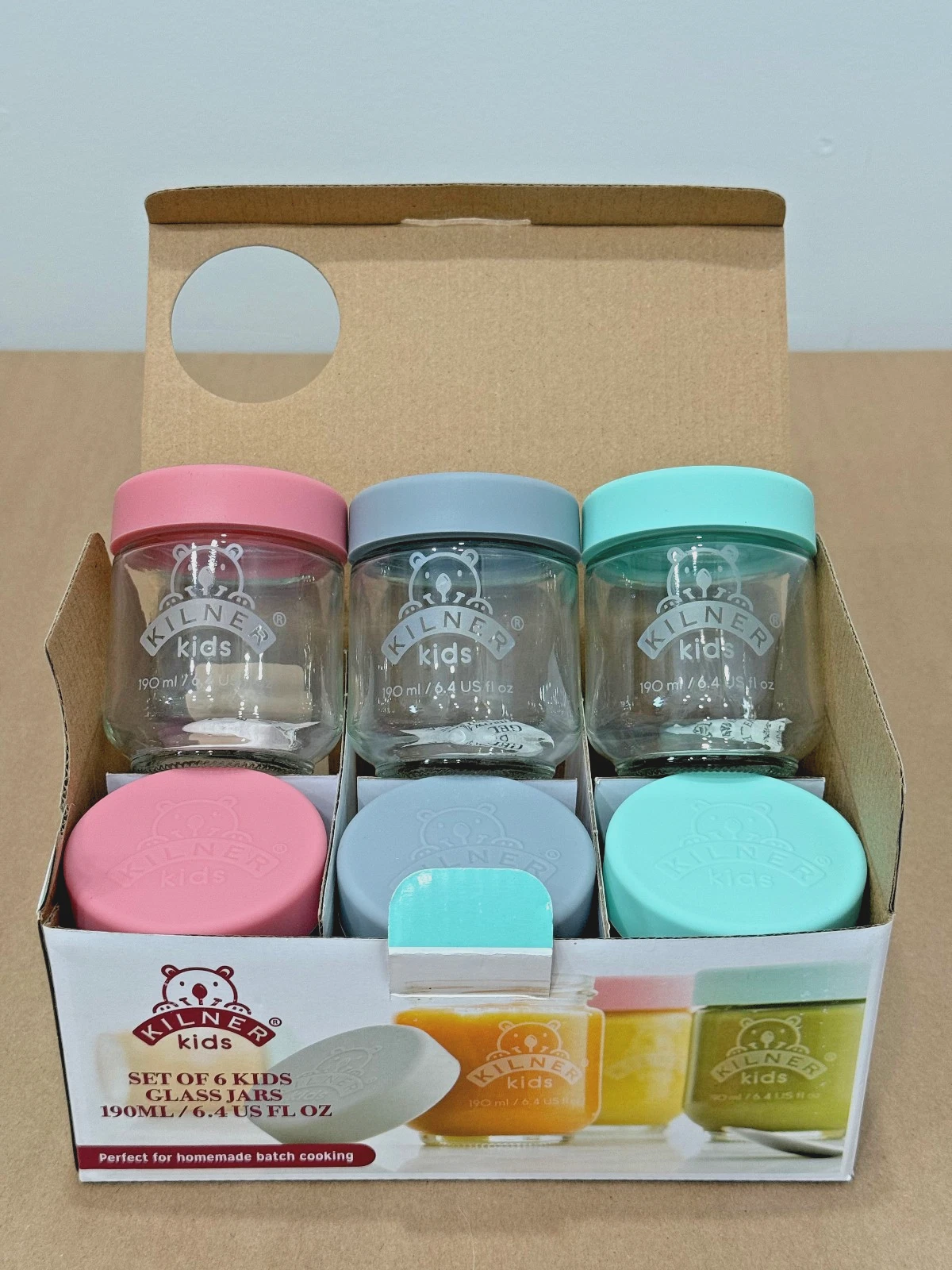 Set of 6: Reusable Glass Storage Jars for Homemade Baby Food 6.4oz - Zero Waste
Opens in a new windo