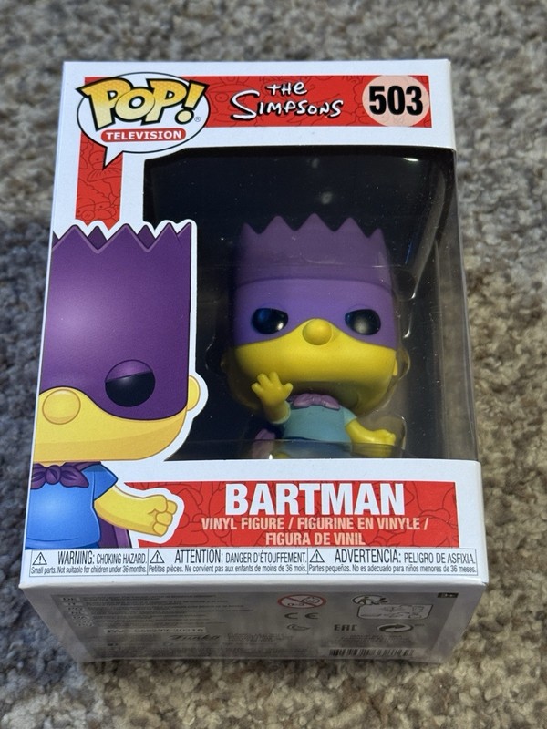 Funko Pop! Simpsons:  Bateman #503 ~ with Protector