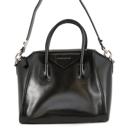 Givenchy Handbag Antigona Leather Black Used From Japan