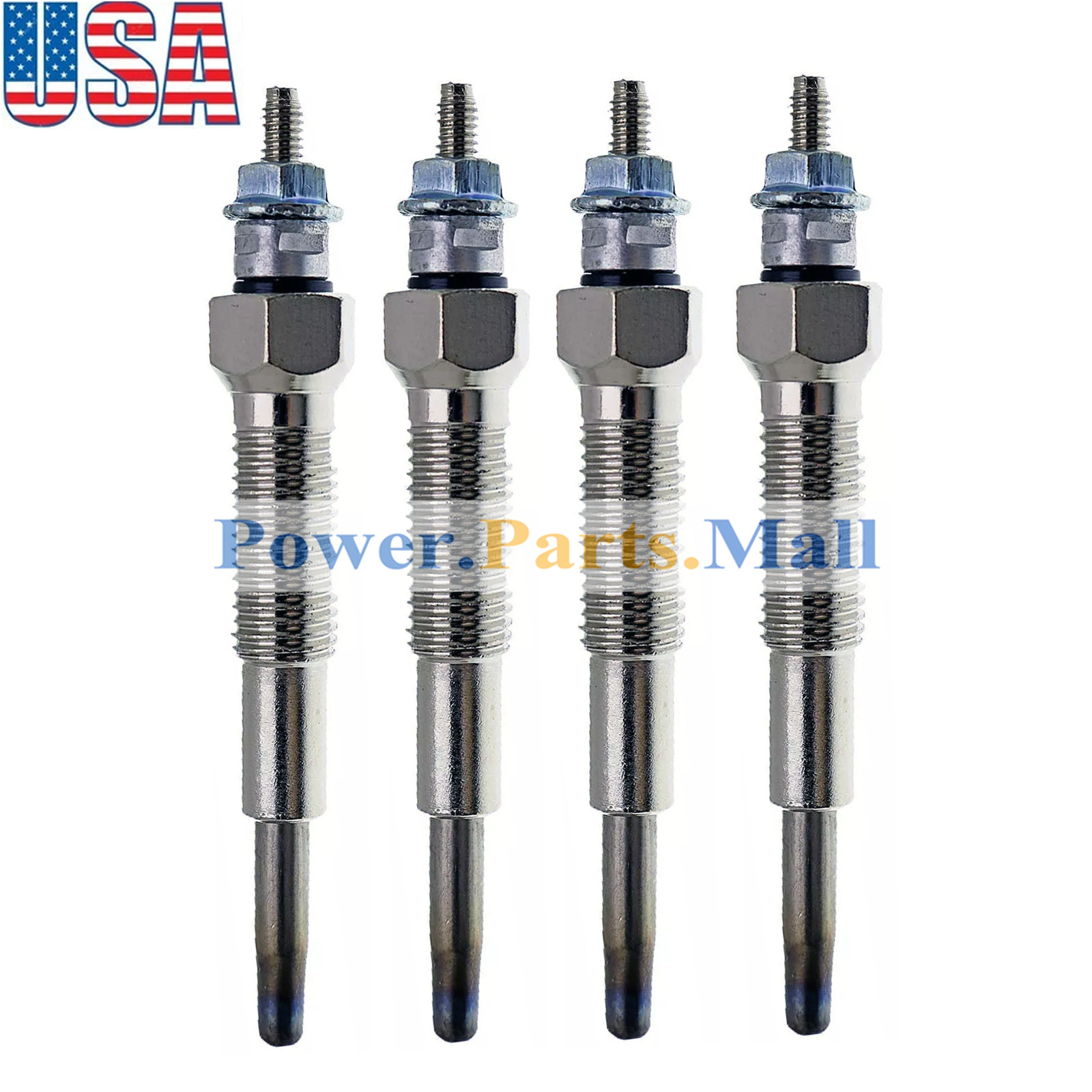 4 x Glow Plug 9-82511978-0 for Isuzu  C240 C221 4BA1 ELF150 ELF250 KUD20 TLD13