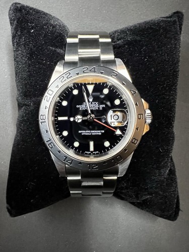 Rolex 16570 Explorer II Z Serial 2006 No Holes Swiss Made 40MM NO RESERVE