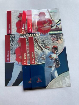 2000 Topps Tek player variations 6 different JD Drew Cardinals