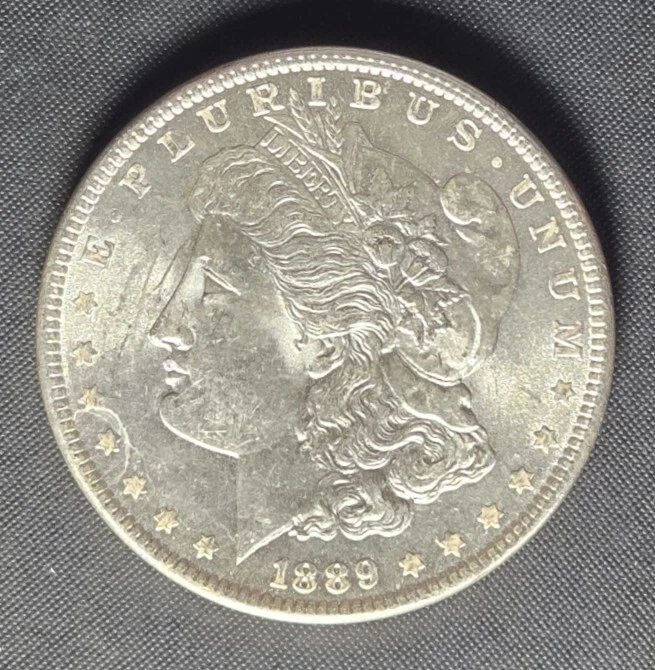 Philadelphia Silver 1889 Year Morgan US Dollars (1878-1921) for