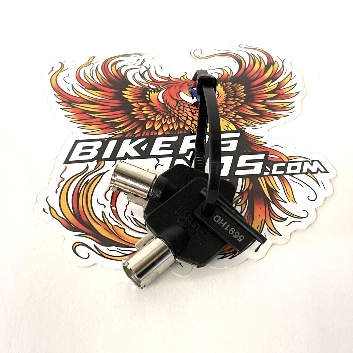 NOS Genuine Harley Davidson Barrel Key Set Code 5691 PN 90300043
