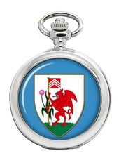 Cardiff Wales Pocket Watch