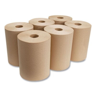 Morcon Paper R106 1-Ply 10'' x 800 ft. 10'' Roll Towels - Kraft (6/Carton) New
