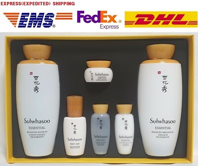 Sulwhasoo Essential Skin Care Toner Emulsion SET +4ea GIFT Moisture EXPRESS SHIP