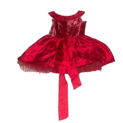 american girl red velvet christmas dress American Girl AG Girls Red Christmas Dress Sleeveless Velvet Tulle Skirt Sz  10