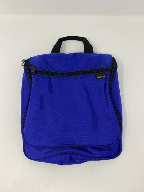 LL Bean Traveler Hanging Medium Toiletry Bag Nylon Personal Organizer Blue LL Bean Traveler Hanging Medium Toiletry Bag Nylon Personal Organizer Blue