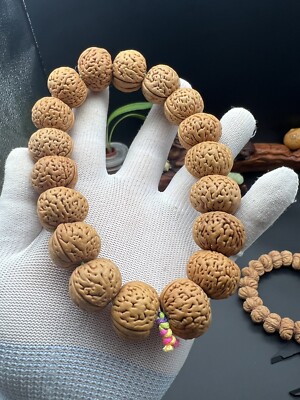 22×17.5mm Millstone Peach Pit Handheld 精挑磨盘桃核大手持