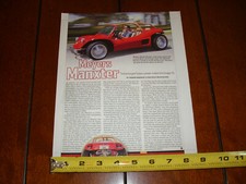  BRUCE MEYERS MANX MANXTER  DUNE BUGGY ORIGINAL 2006 ARTICLE