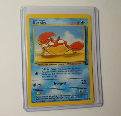 rare krabby pokemon card Pokemon - Krabby 098/165 - Pokemon 151 - Reverse Foil main image 1