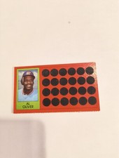 AL OLIVER 1981 TOPPS BASEBALL SCRATCH OFF #4 OF 108 FREE SHIPPING