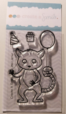 Create A Smile ''Little Lemur'' Klarsichtstempel 7x5 cm
