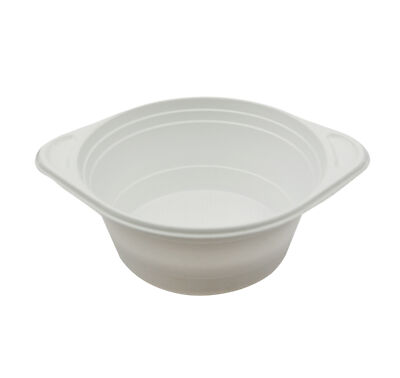 Pro-Pac 1000 Stück Plastik Suppenterrine 750ml, Suppenschalen PP, weiß