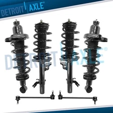 FWD Front and Rear Struts w/ Coil Spring Sway Bars Kit for 2014 - 2020 Acura MDX