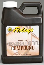Prime NEATSFOOT OIL COMPOUND 16oz condition soften Shoes Boots Leather FIEBING'S