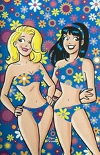 Archie Summer Lovin' #1 Virgin Variant Dan Parent Betty Veronica bikini swimsuit