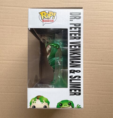 Funko Pop Cazafantasmas Dr Peter Venkman & Slimer Metálico Paquete de 2 + Protector - Imagen 2 de 6