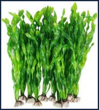 5/10pcs Plastic Aquarium Plants Decorations Fish Tank Artificial Seaweed Water