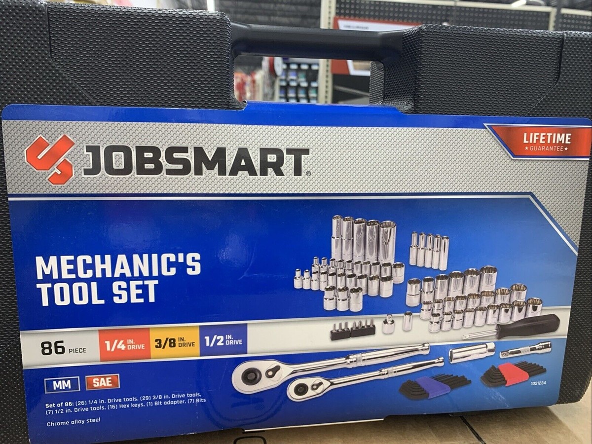 Jobsmart 86pc. Mechanics Tool Set JS10002 / 1021234 | eBay