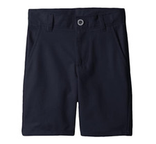 Nautica Kids Slim Flat Front Twill Shorts Navy Size 18 0229