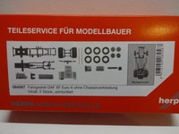 Herpa 084567 Fahrgestell Daf Xf Euro 6 Ohne Chassisverkleidung 2 StüCk 1:87 Neu
