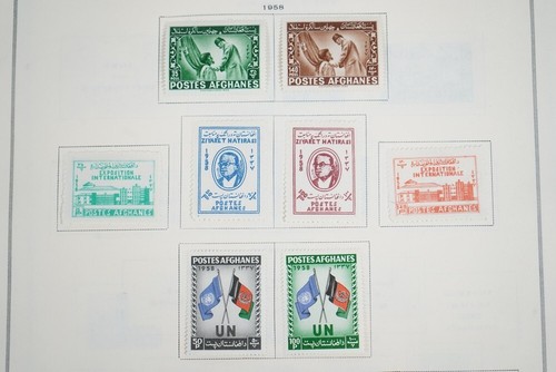 AFGHANISTAN 1910–1960s COLLECTION OF 425+ STAMPS MINT & USED ON SCOTT PAGES - Picture 21 of 24
