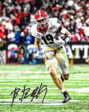 BROCK BOWERS SIGNED GEORGIA BULLDOGS AUTOGRAPHED 8X10 PHOTO reprint