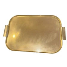 Mid-century KAYMET Gold Anodised Aluminium MCM Cocktail Serving Tray England
