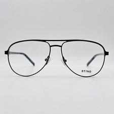 STING Brille Damen Herren oval  grau blau Mod SHARE 2 VST210 NEU