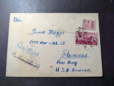 1948 Registered Romania Airmail Cover to Florence NJ USA