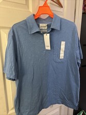 Goodfellow Men Standard Fit Short Sleeve Polo Shirt Blue , White or Charcoal