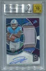 2023 Spectra Jahmyr Gibbs Rookie Autograph Celestial 3Color Patch Auto /75 BGS 9
