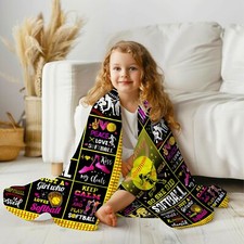 Softball Sherpa Throw Blanket For Softball Lover Ball