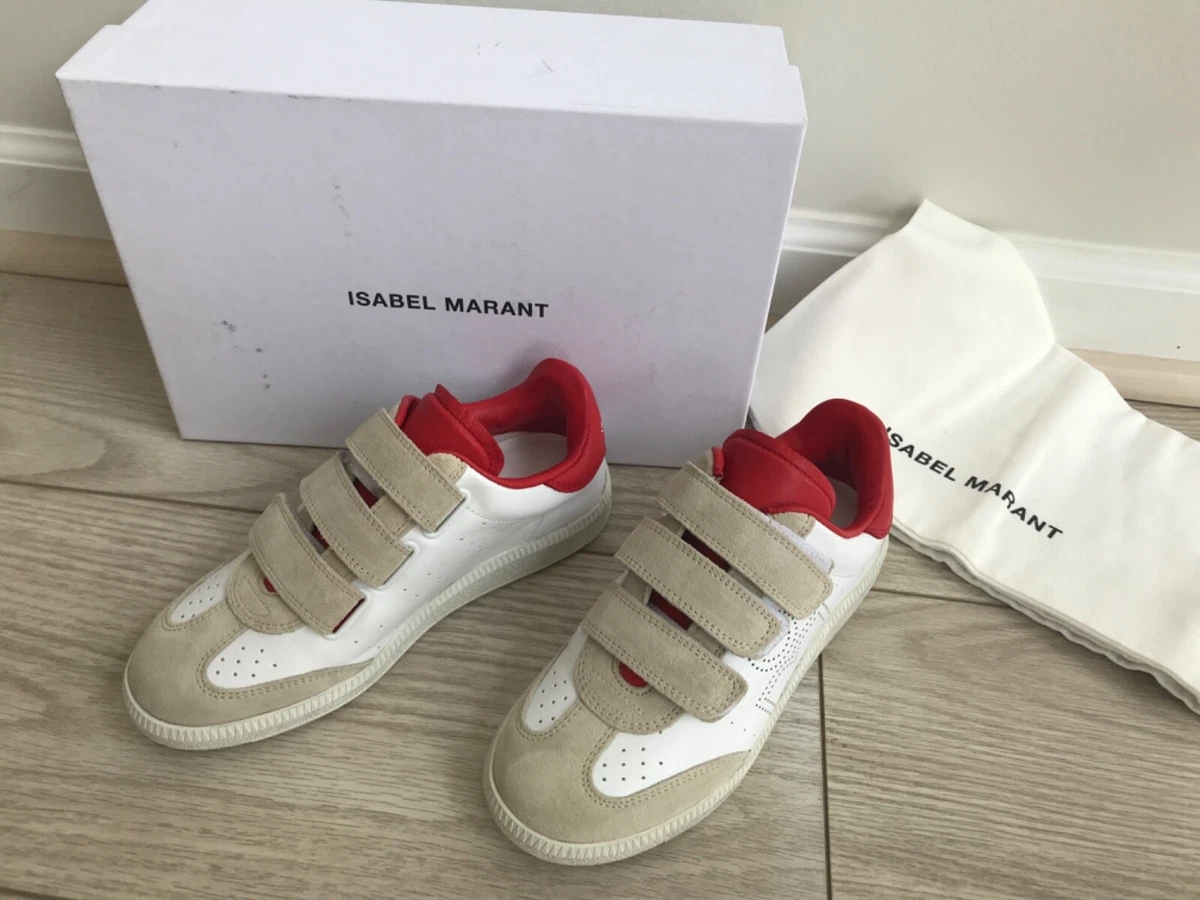 isabel marant womens perforated logo leather sneakers.Size | eBay