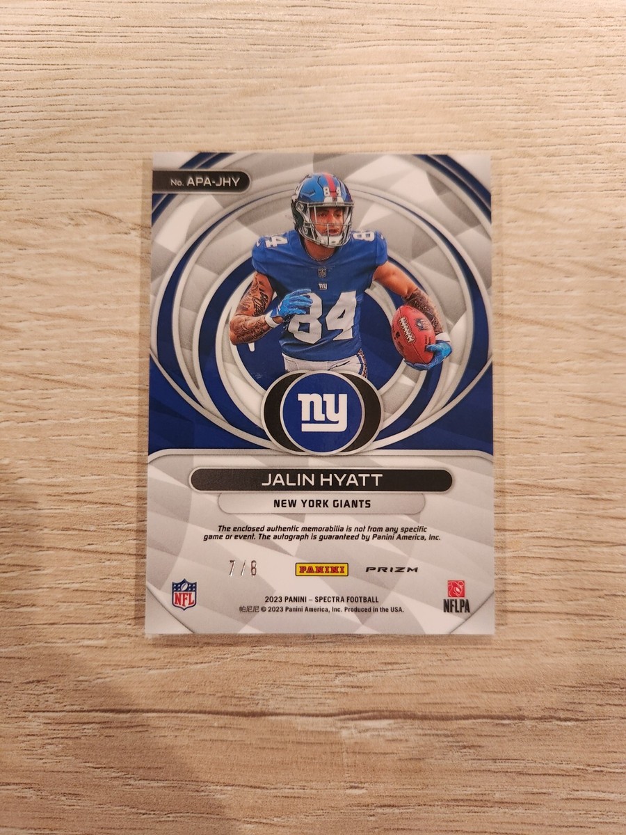 2023 Panini Spectra - JALIN HYATT RC RPA Aspiring Neon 2023 Panini Spectra - JALIN HYATT RC RPA Aspiring Neon
