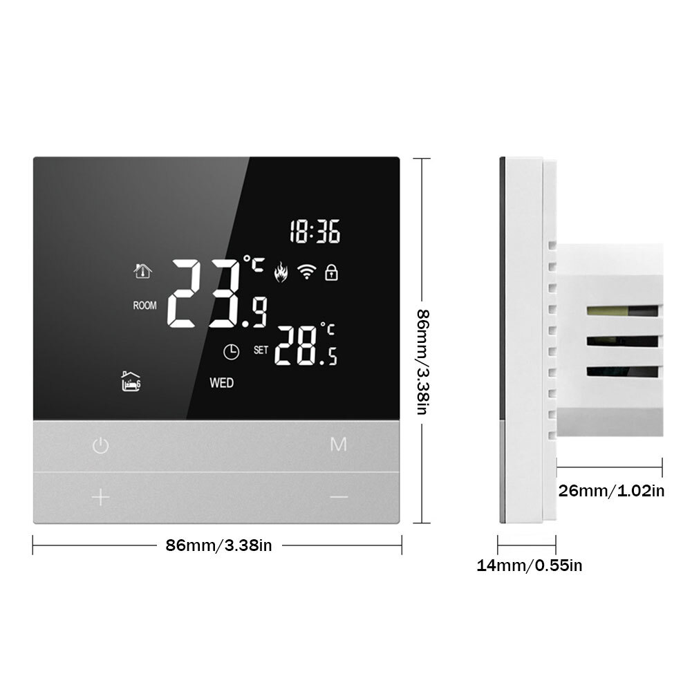 WiFi Tuya Smart Thermostat Smart Life APP Control Programmable