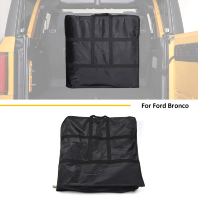Black Freedom Hard Top Panel Storage Bag with Handle Cover For Ford Bronco 2021+