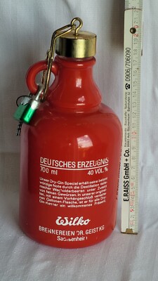 Dry Gin Gallon Bottle Special Flasche mit Schloß