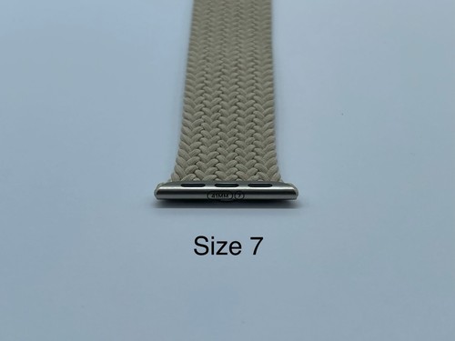 Oryginalny pasek Apple Watch pleciony solo pętla beżowy 41mm 40mm 38mm - NOWY - Zdjęcie 16 z 18
