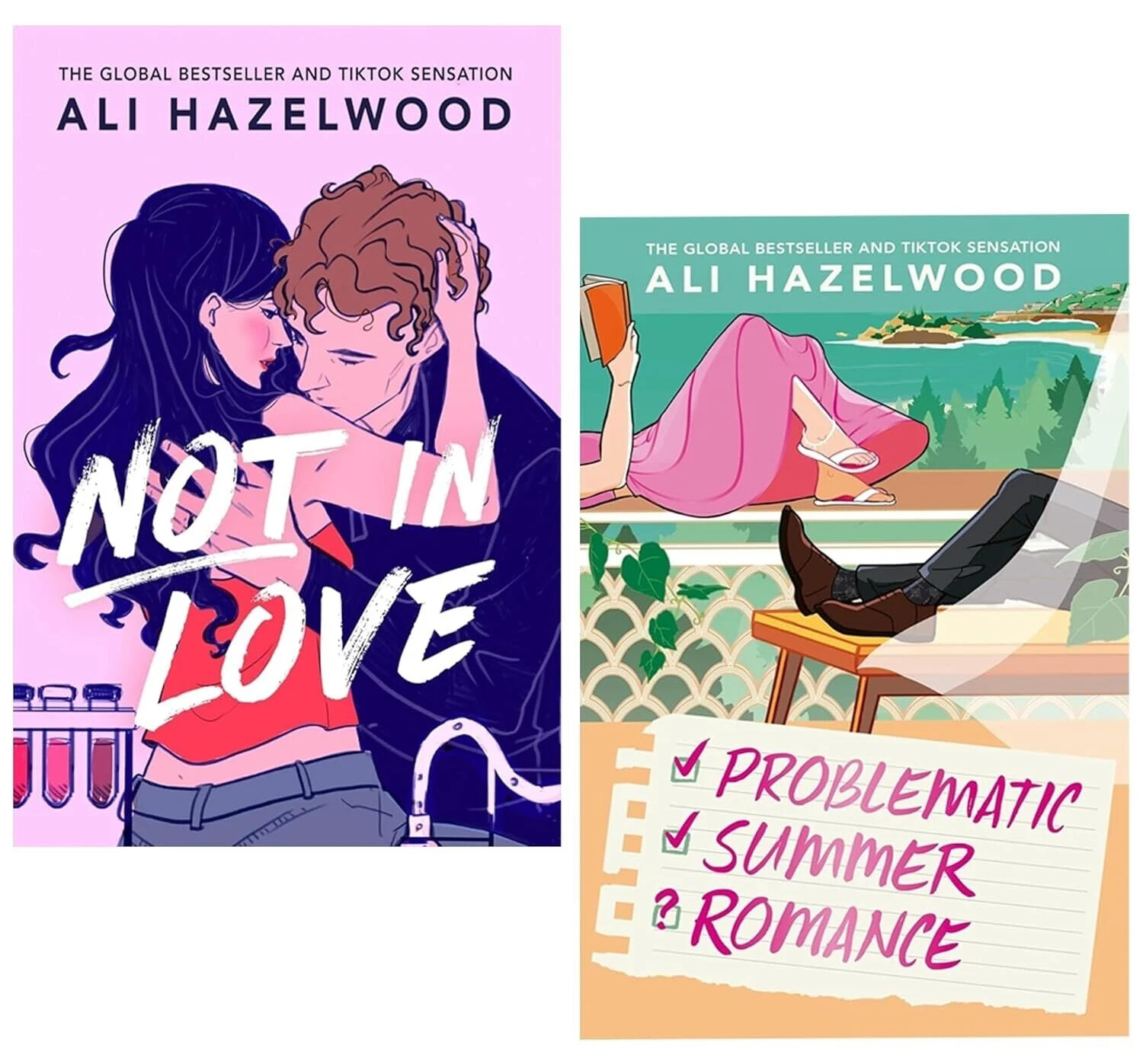 Not In Love Series By Ali Hazelwood 2 Books Collection Set Problematic Summer