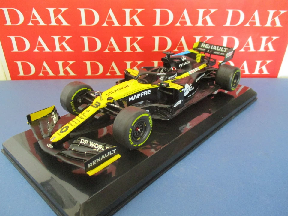 Die cast 1/24 Modellino Auto F1 Renault R.S.20 2020 D. Ricciardo - Immagine 2 di 4