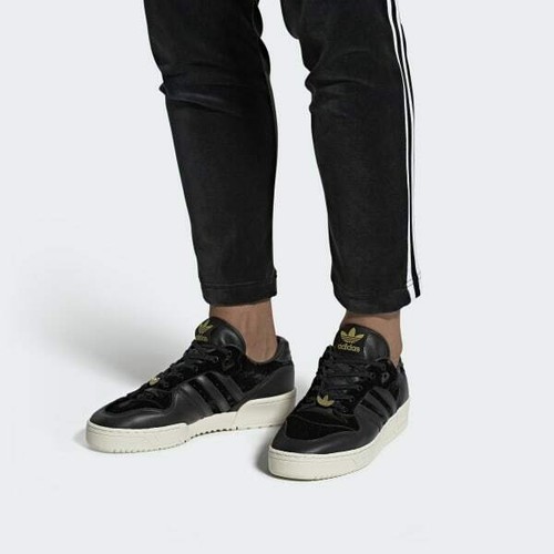 ADIDAS RIVARLY LOW EH0181 BLACK WHITE MEN'S CASUAL LIFESTYLE SHOES VALVET  PACK | eBay