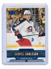 2017-18 UPPER DECK OVERTIME HOCKEY GABRIEL CARLSSON BLUE ROOKIES #57