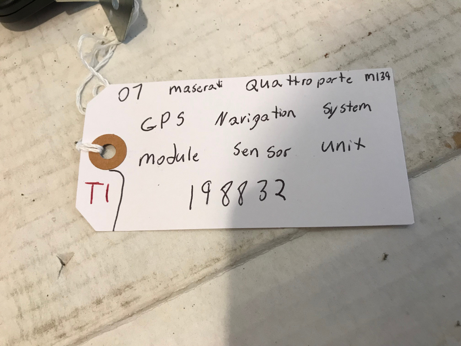07 Maserati Quattroporte M139 GPS Navigation System  Module 198832