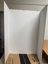 4 Pack - Large Tri-Fold Presentation Board, 36" x 48" Portable Poster Board