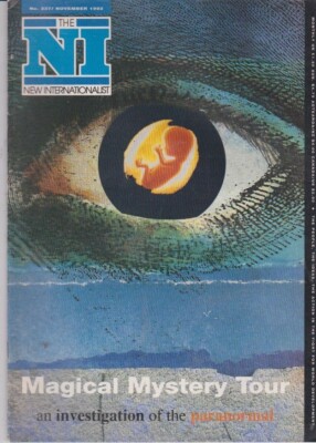 new internationalist-NOV 1992-MAGICAL MYSTERY TOUR-INVESTIGATION OF PARANORMAL.