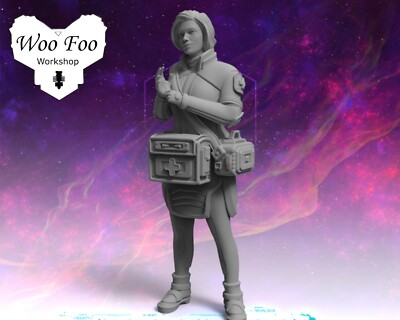 Arvalon 8 Crew 11-3 Jenn Larkin 32mm Resin 3D gedruckt Stargrave Sci Fi 