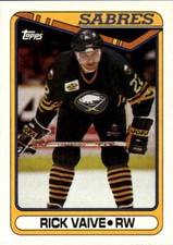 1990-91 Topps Rick Vaive #148 Buffalo Sabres